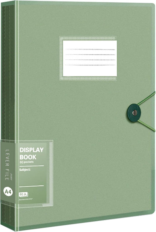 A4 Sichtbuch mit Klarsichthüllen Ordner mit Folien Projektordner für Einzelpersonen, Büro und Zuhause