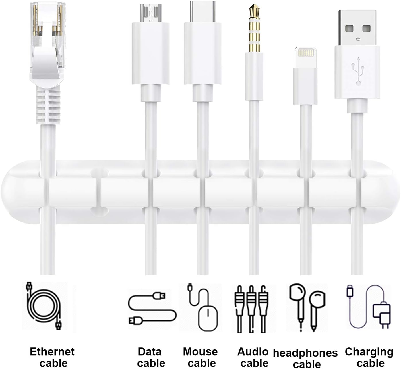 Kabelhalter Kabelclips kabelmanagement Selbstklebend Kabel Organizer Vielzwecke Kabelführung