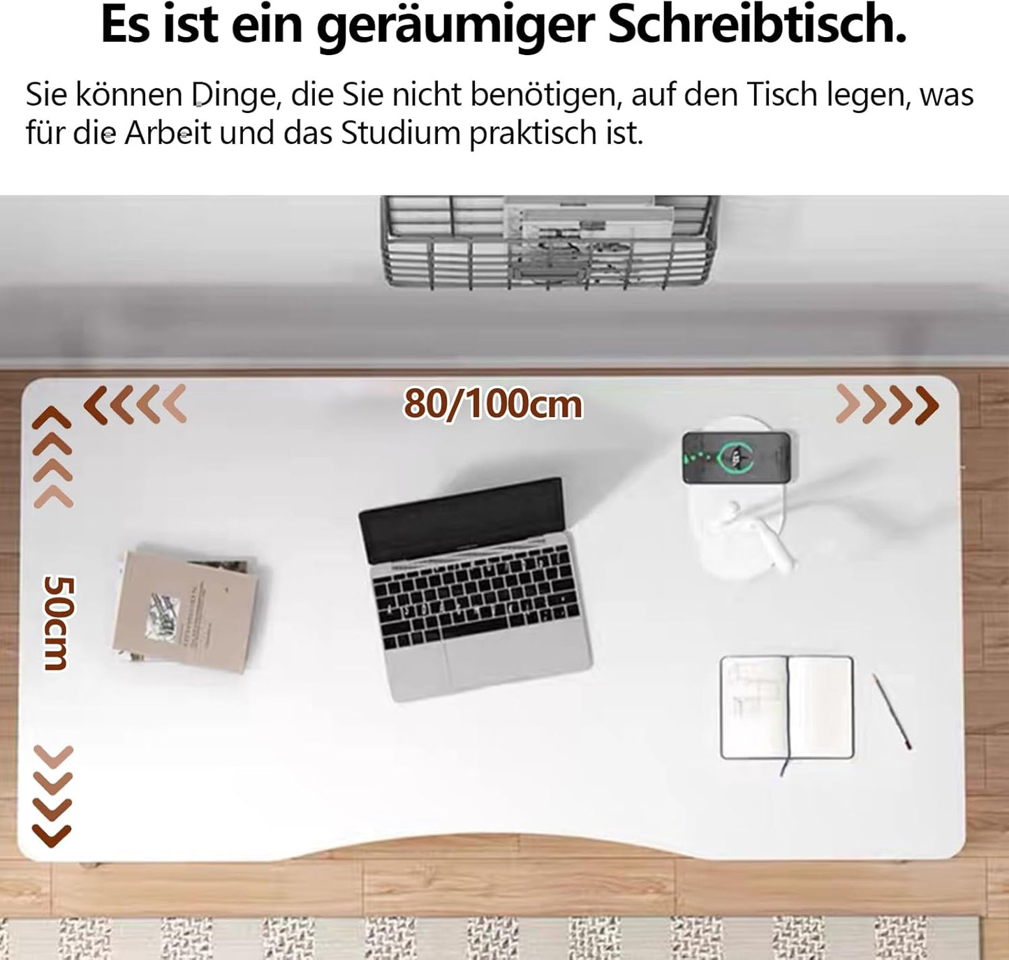 Computertisch Moderne Büroschreibtische, 100cm Schreibtisch